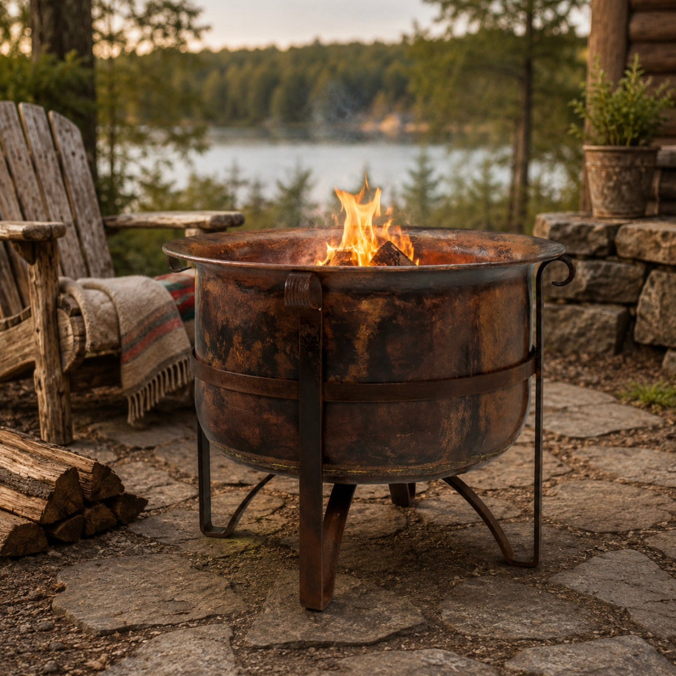 Wood Fire Pit